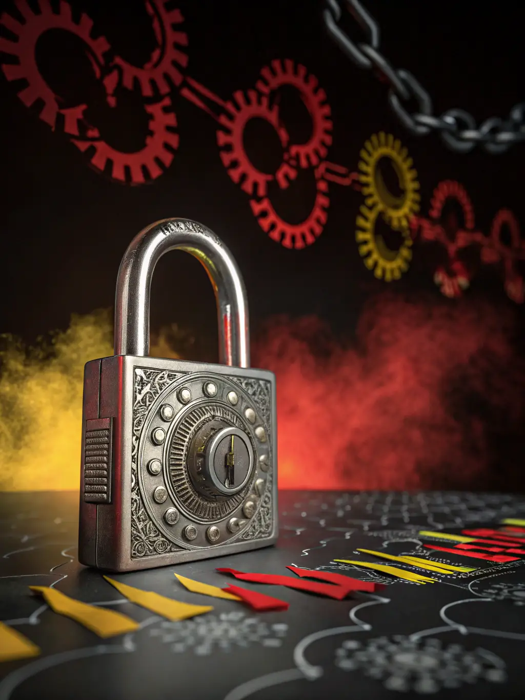 An icon showing a secure lock and key, representing N8n's commitment to data security and privacy.